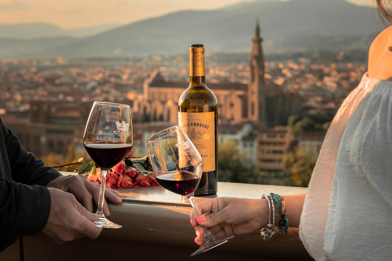Italian Tuscany wine

