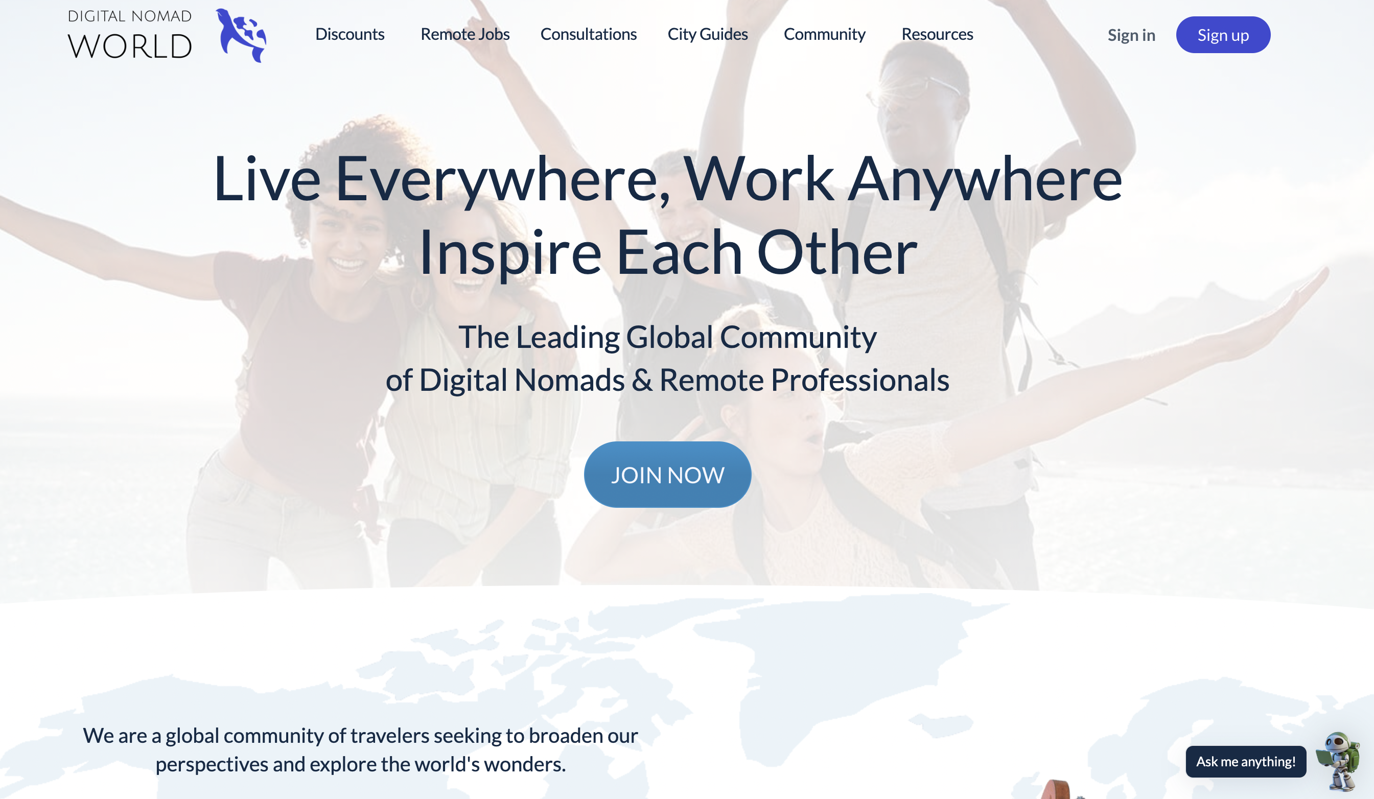 digital nomad communities Digital Nomad World