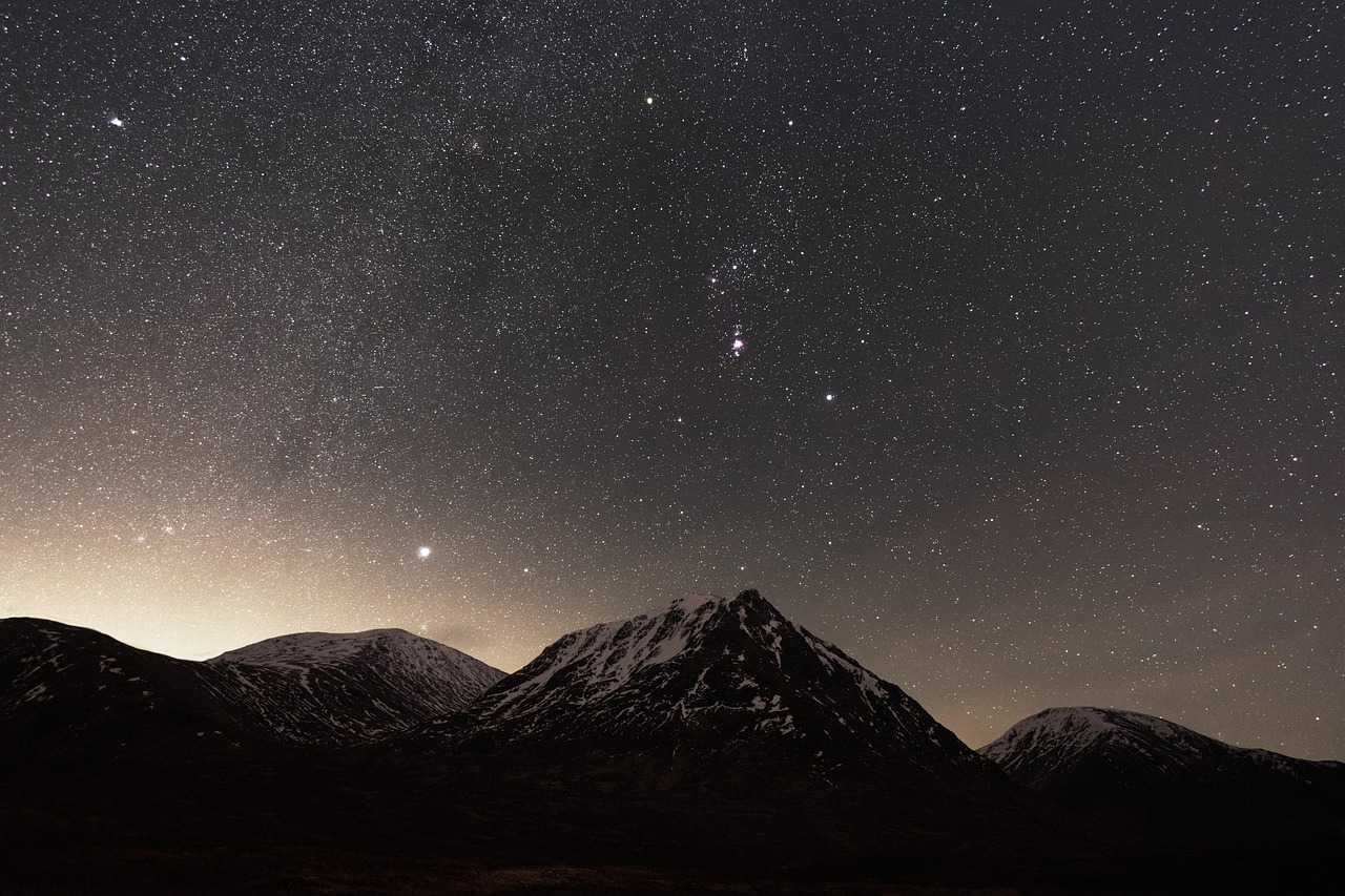 best places for stargazing in europe Glencoe