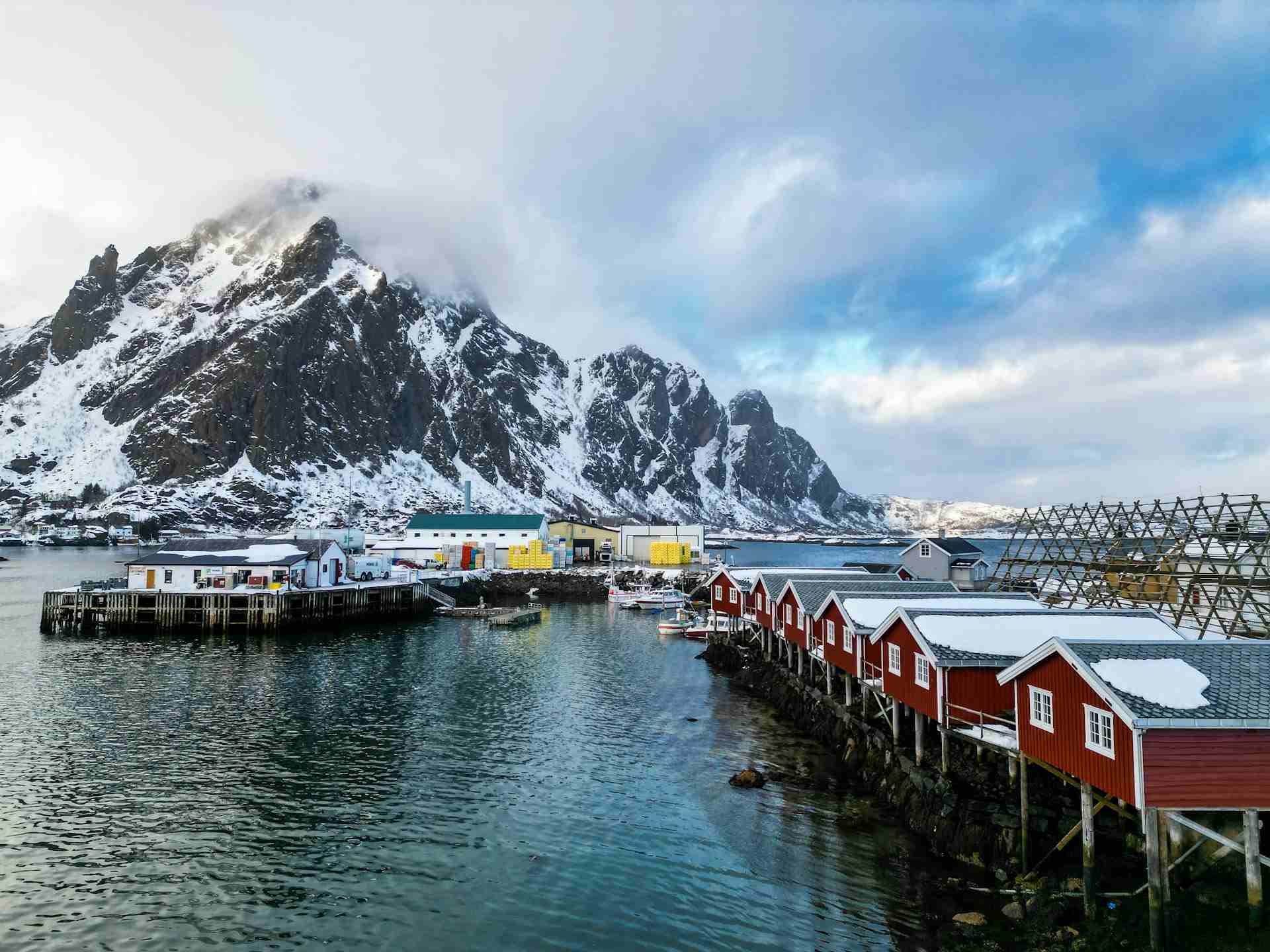 winter in Norway Lofoten Islands