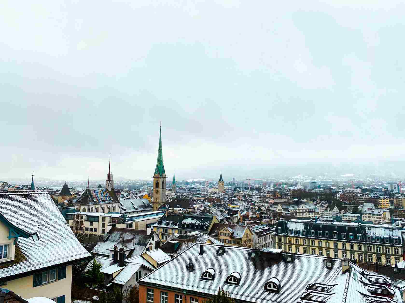 winter in Switzerland Zurich