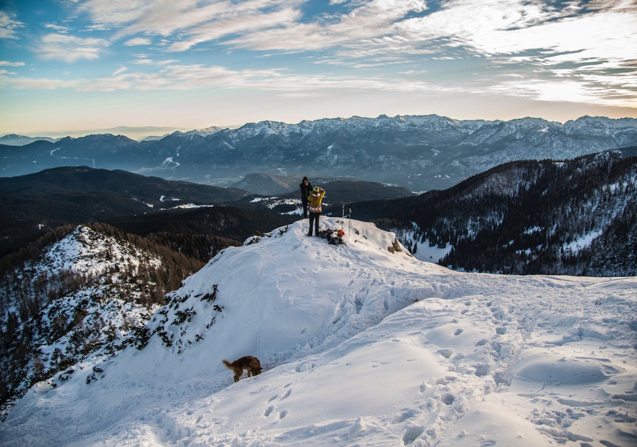 winter in Slovenia hiking