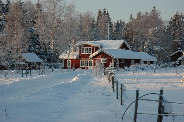winter in Sweden scenery