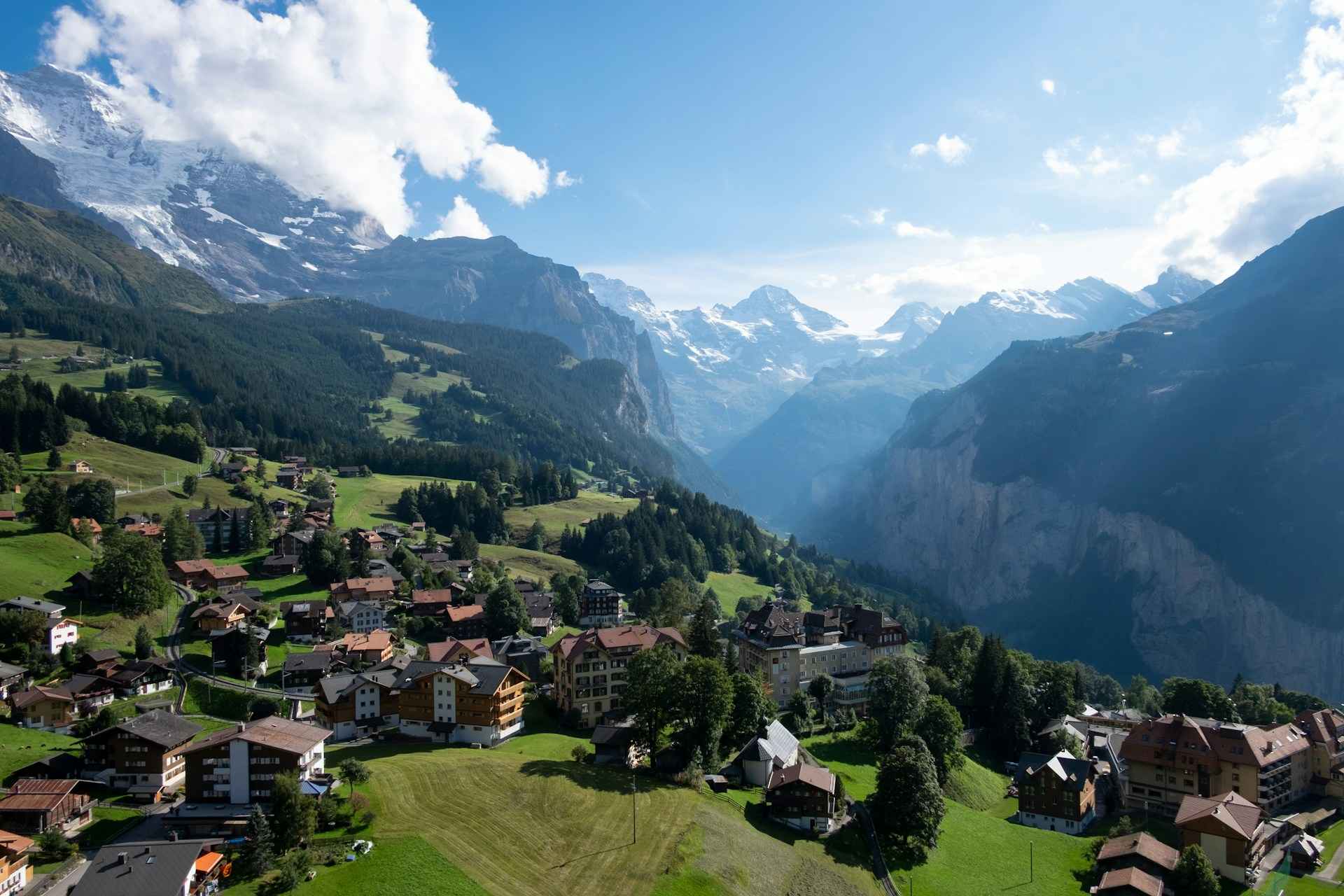 Wengen Switzerland places like Zermatt